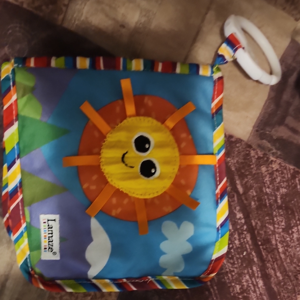 Lamaze Colorful Soft Book with Sun Design